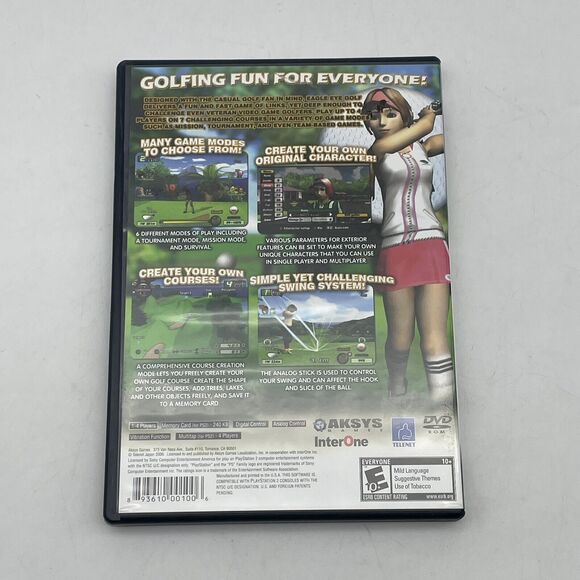 Eagle Eye Golf (Sony PlayStation 2, 2006) Tested - Complete Clean Fast Shipping - Picture 2 of 6